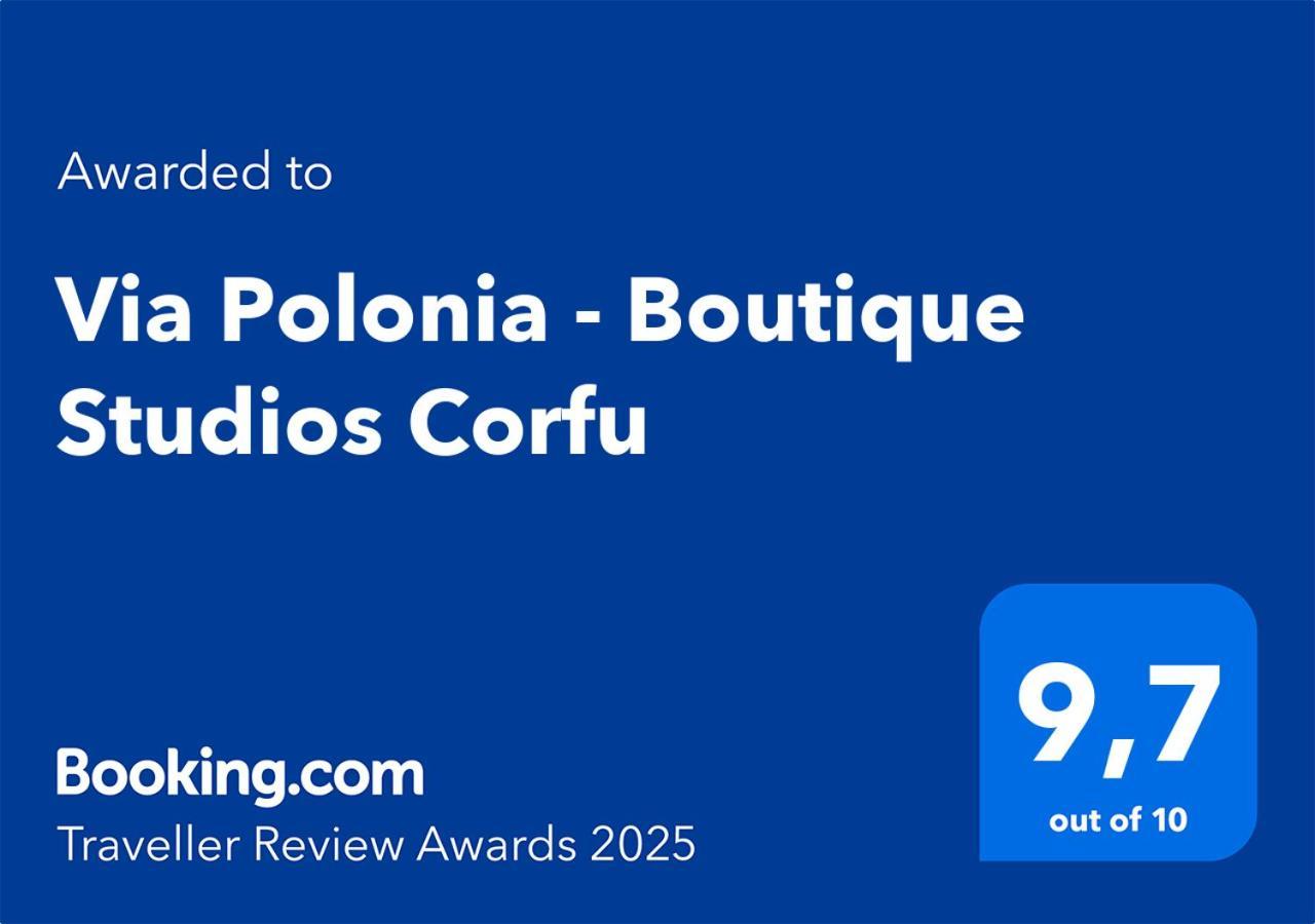 Via Polonia - Boutique Studios Corfu Айос-Георгіос Екстер'єр фото